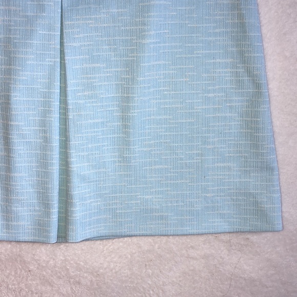 Vintage Sky Blue Slit Skirt - Picture 2 of 6
